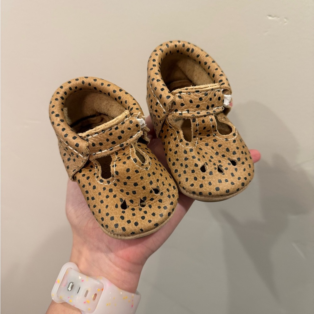 Baby Polka Dot Moccasins